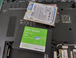 ACER 5755G เปลี่ยน SSD